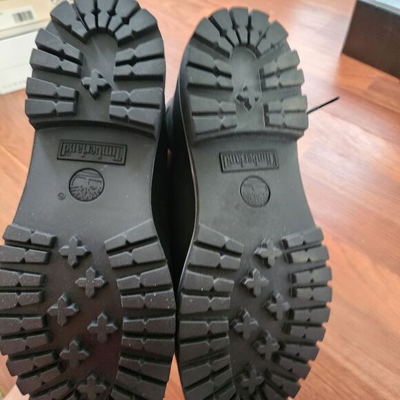 New Timberland Waterville 6 inch Black Boot 10 - Picture 6 of 10